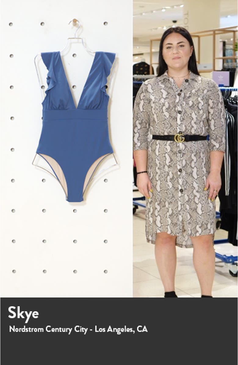 Flounce One-Piece Swimsuit, sales video thumbnail