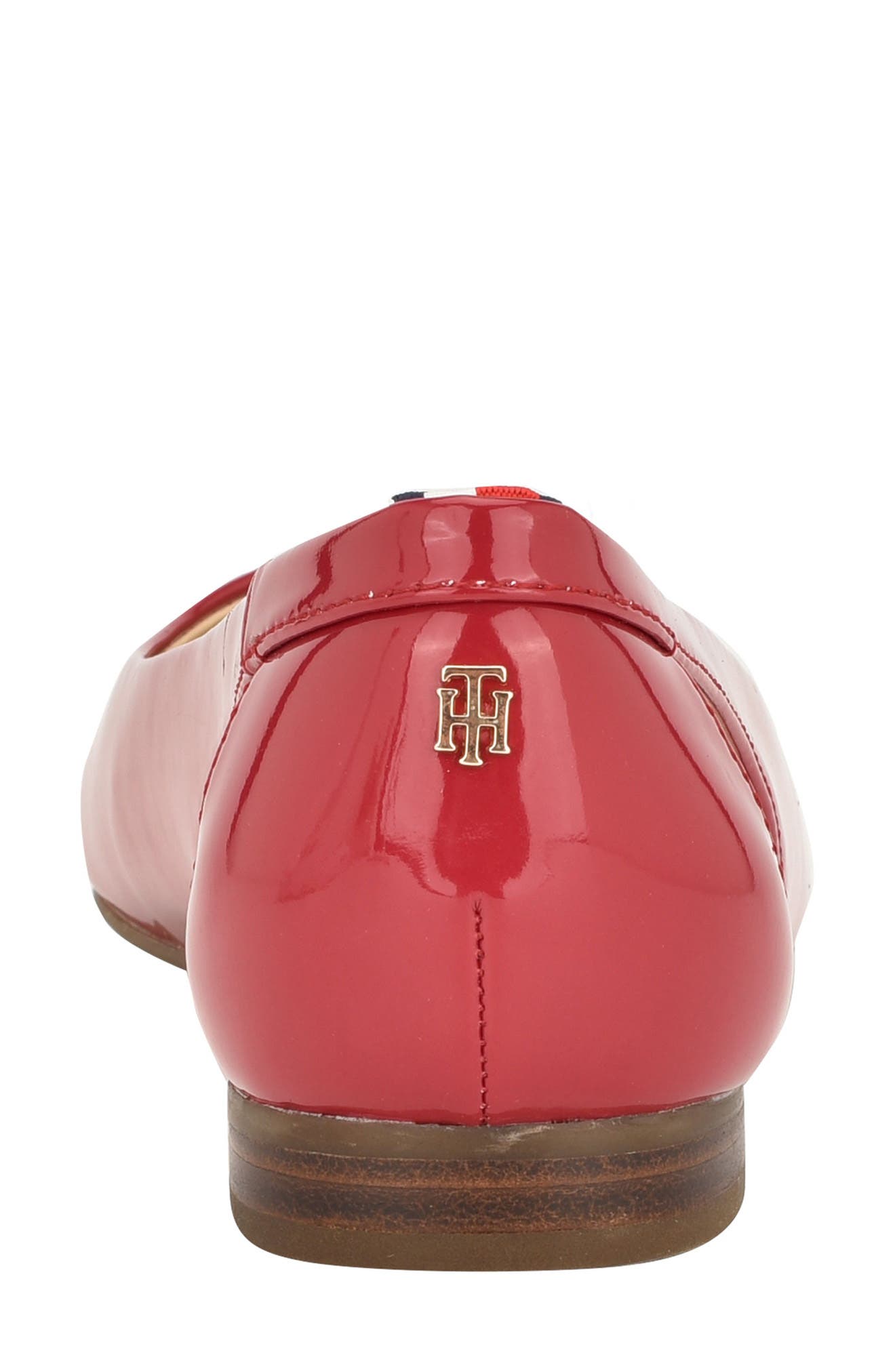 Tommy Hilfiger Velahi Pointed Toe Flat, Alternate, color, Medium Red