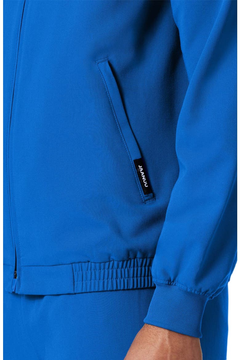 Wolfe Men's 6-Pocket Classic Scrub Jacket, Alternate, color, Royal Blue