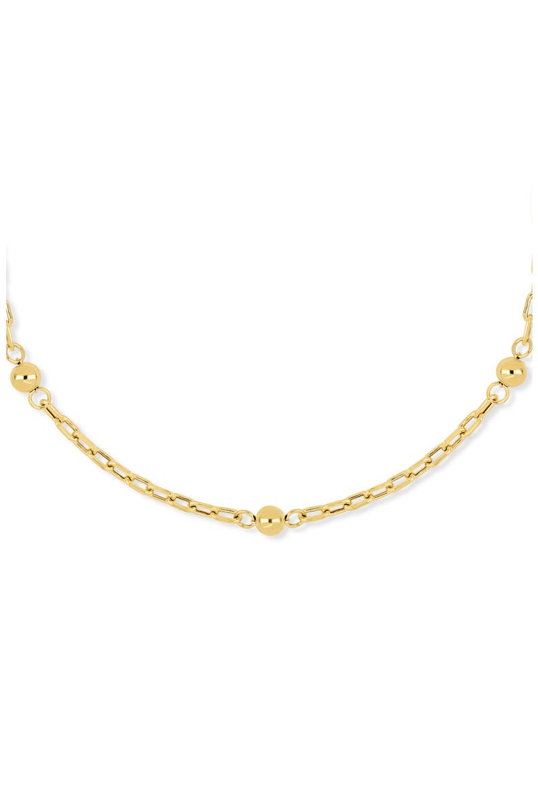 14K Gold Bead Chain Bracelet (Online Trunk Show), Alternate, color, 14K YELLOW GOLD