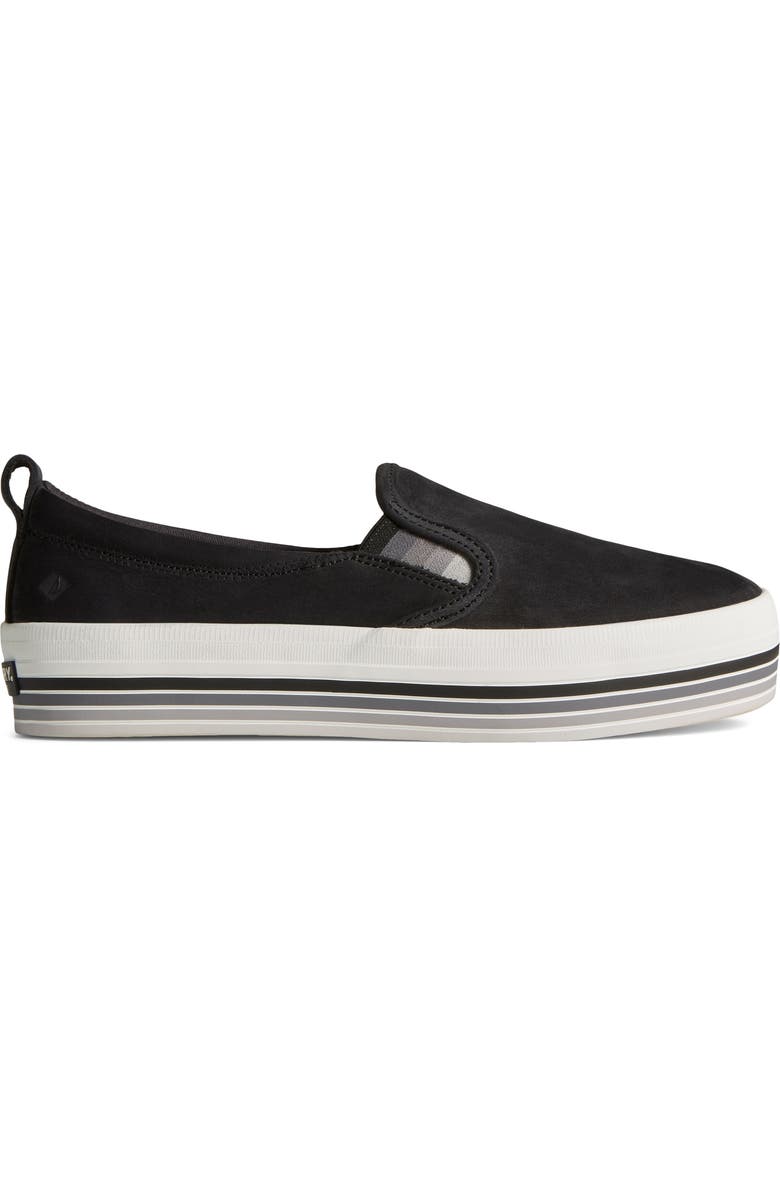 Sperry Crest Twin Gore Platform Sneaker, Alternate, color,