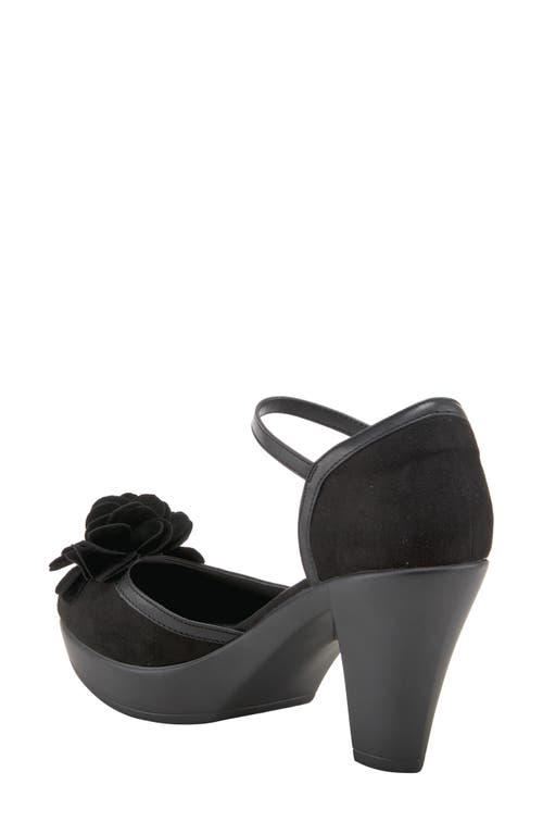 Patrizia By Spring Step Winner Ankle Strap Pump In Black