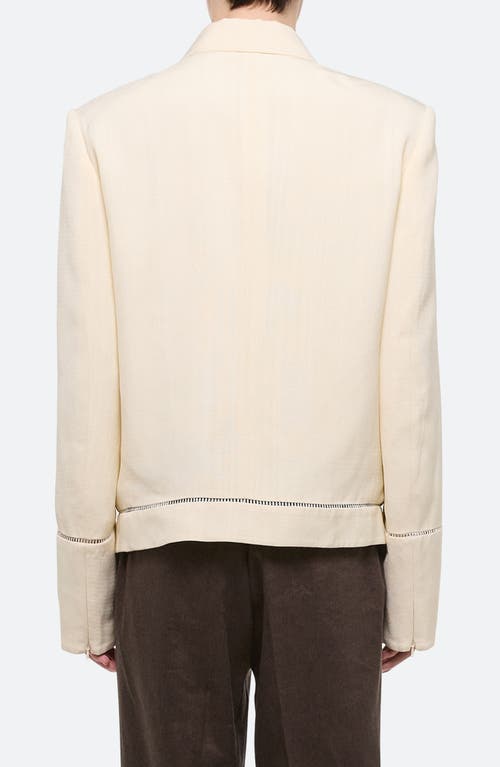 Helmut Lang Border Slub Viscose Jacket