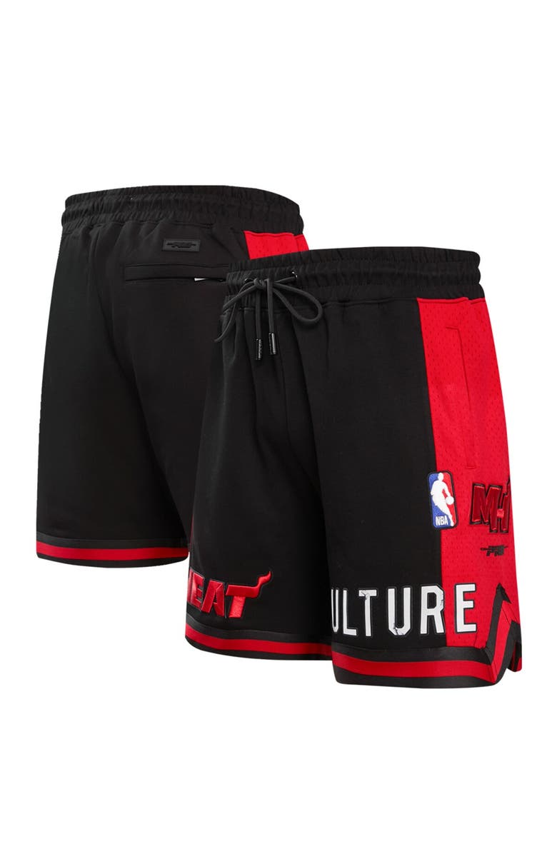 PRO STANDARD Men's Pro Standard Black Miami Heat 2023/24 City Edition DK Shorts, Main, color, 