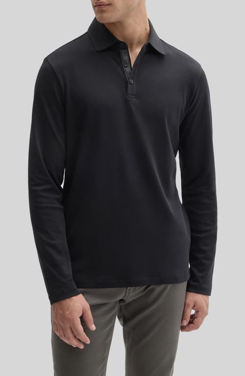 Georgia Long Sleeve Pima Cotton Polo