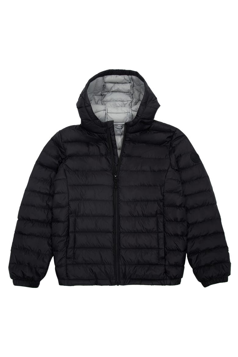 Kids' Ultra Light Quilt Packable Down Jacket, Alternate, color, Very black