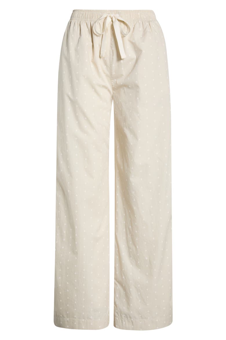 Cotton Poplin Pajama Pants, Alternate, color, BEIGE ZENA GEO