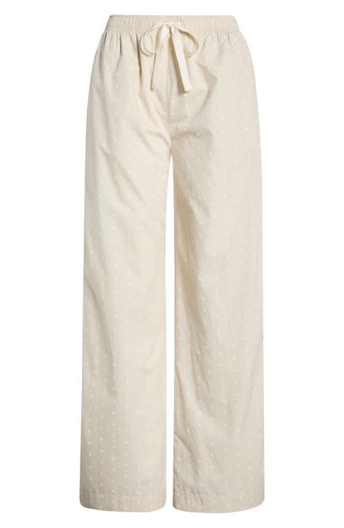 Nordstrom Cotton Poplin Pajama Pants In Animal Print