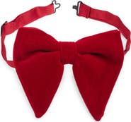 CLIFTON WILSON Silk Velvet Bow Tie