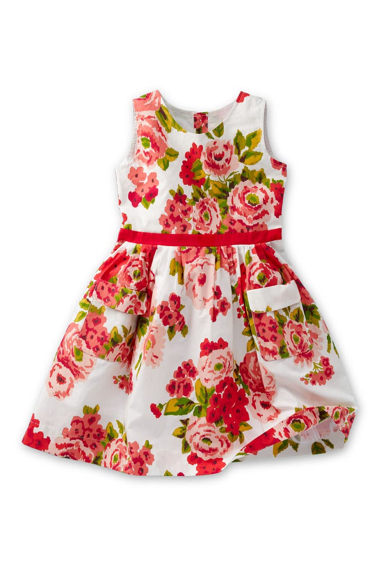 'Vintage' Sleeveless Dress, Main, color, PINK VINTAGE ROSE
