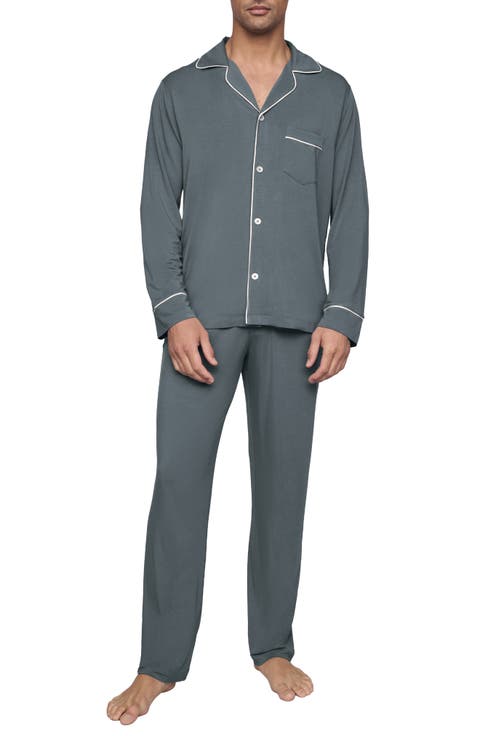 William Stretch Tencel® Modal Long Pajamas