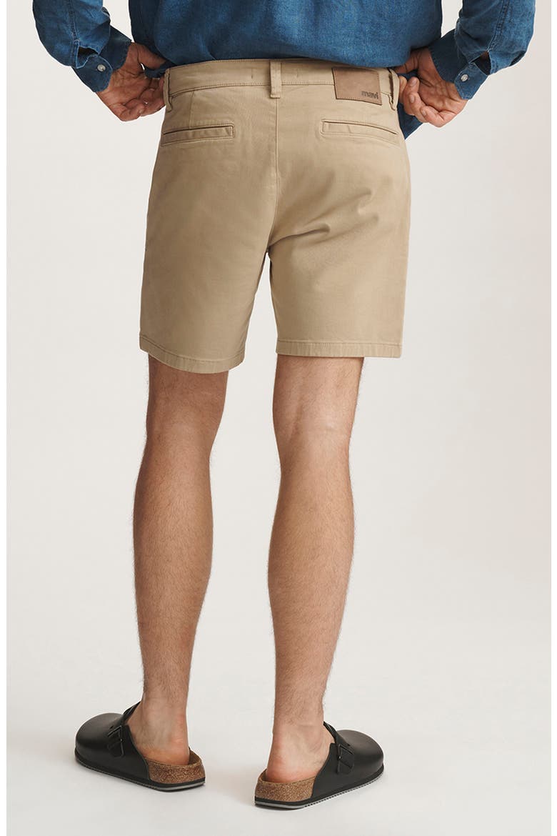 Nate Flat Front Stretch Twill Shorts, Alternate, color, KHAKI CASUAL TWILL