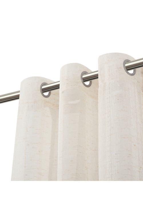 Dainty Home Set Of 2 Sheer Curtain Panels In Neutral