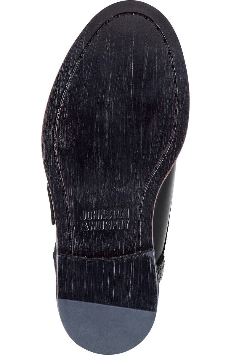 Johnston & Murphy Kids' Conard Cap Toe Monk Strap Shoe, Alternate, color,