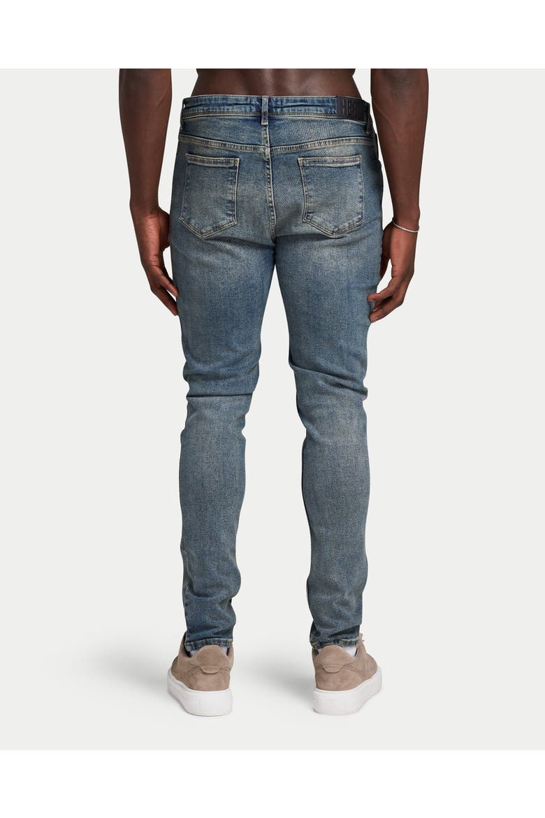 Slim Fit Slim Fit Tapered Jeans, Alternate, color, Blue Sand