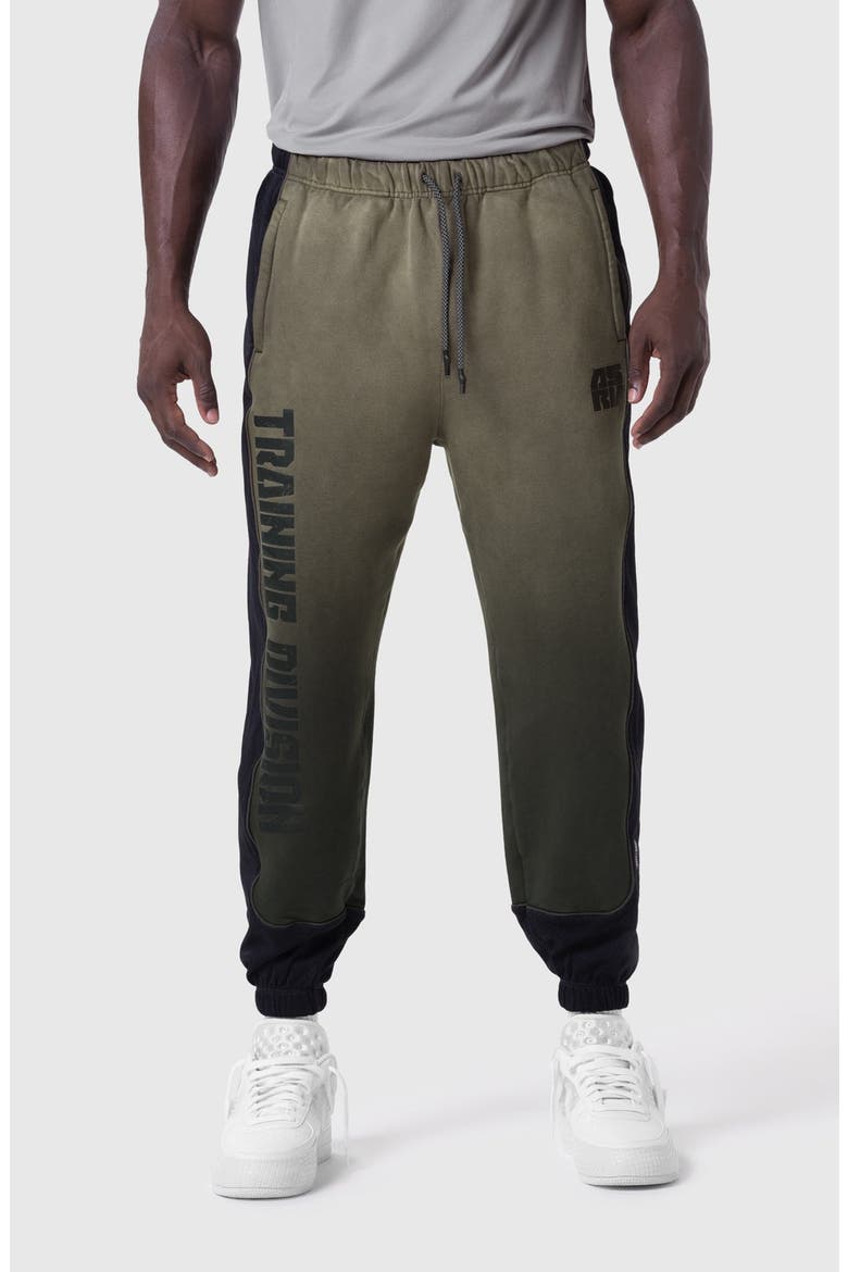 Tech Terry Mesh Panel Sweatpants, Main, color, Olive "Blade TD"
