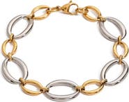 MacRae & Co. Mixed Metallic Oval Link Bracelet