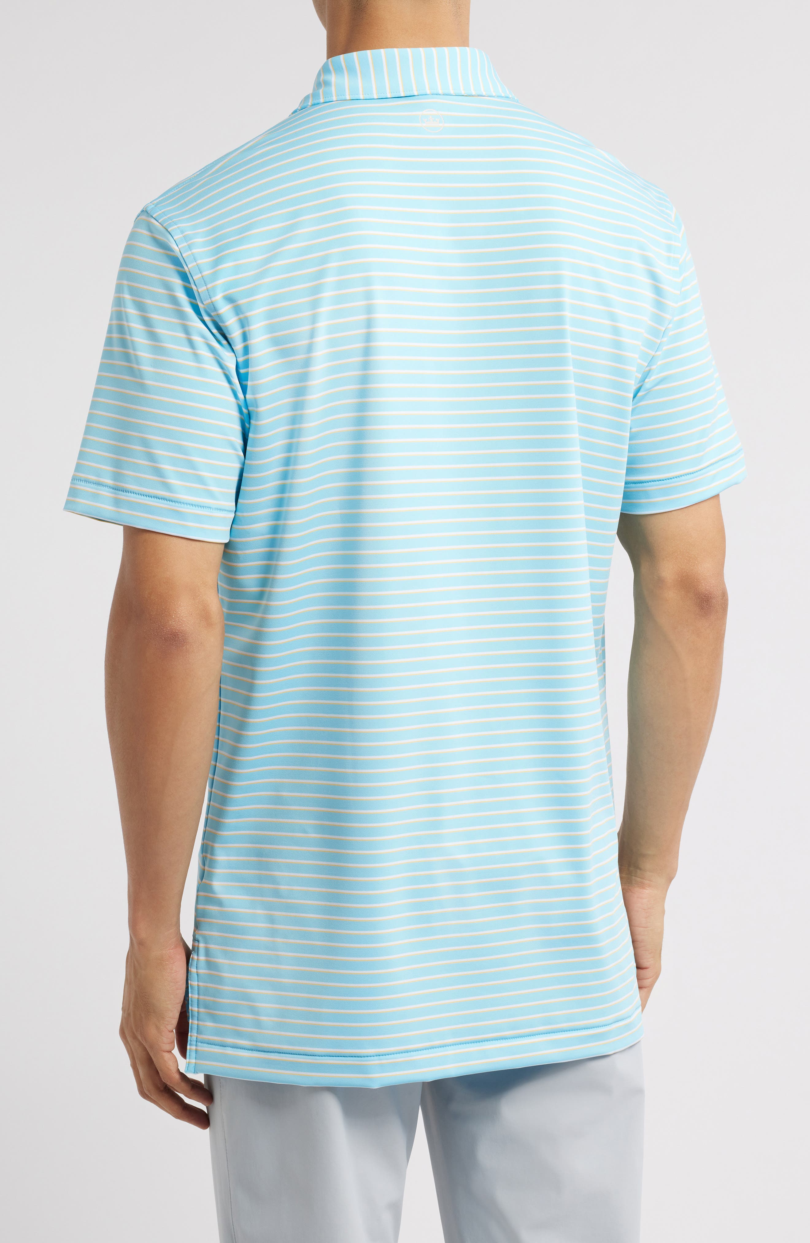 Dunnes Stripe Performance Jersey Polo - image 2