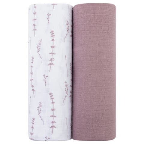 Cotton Muslin Swaddle Blanket 2 Pack