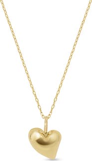 Bony Levy 14K Gold Abstract Heart Pendant Necklace