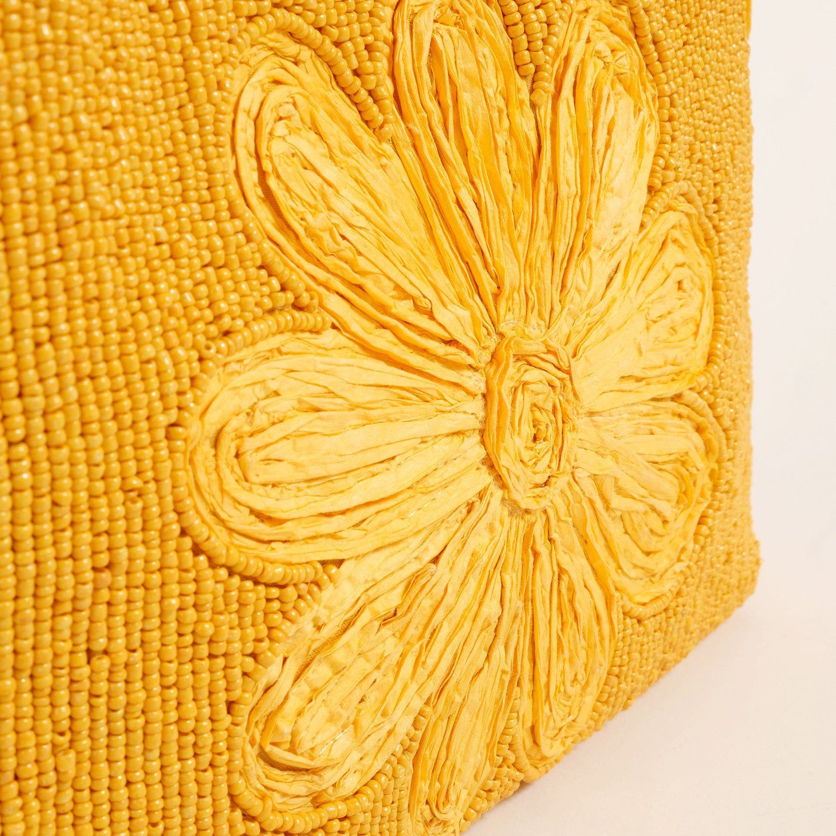 Zsa Zsa Zsu Delhi Raffia Cotton Tote Bag 11X7 In, Alternate, color, Orange