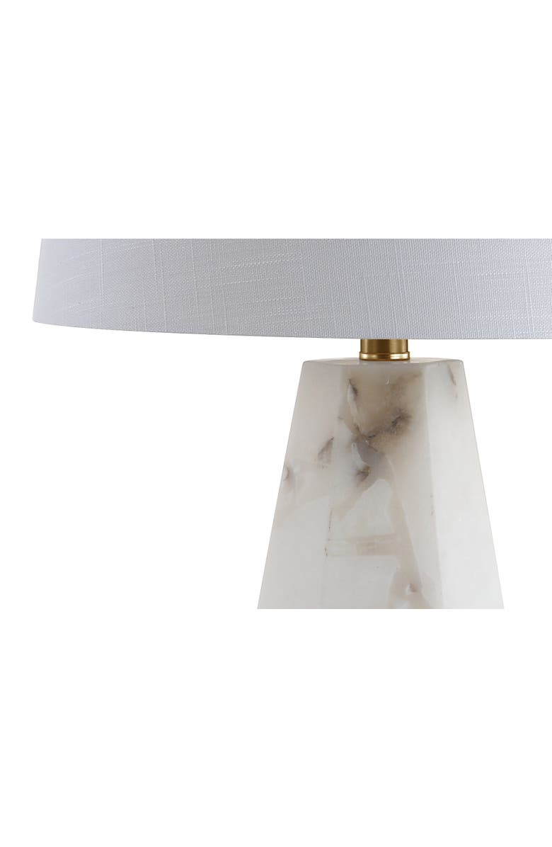 JONATHAN Y Xio Alabaster LED Table Lamp, Alternate, color, White