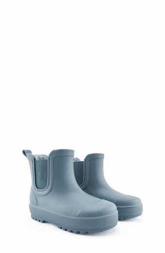 BEARPAW Kids' Shortie Rain Boot with Faux Fur Lining