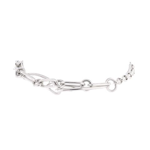 Chaine d'Ancre Punk Bracelet Sterling Silver