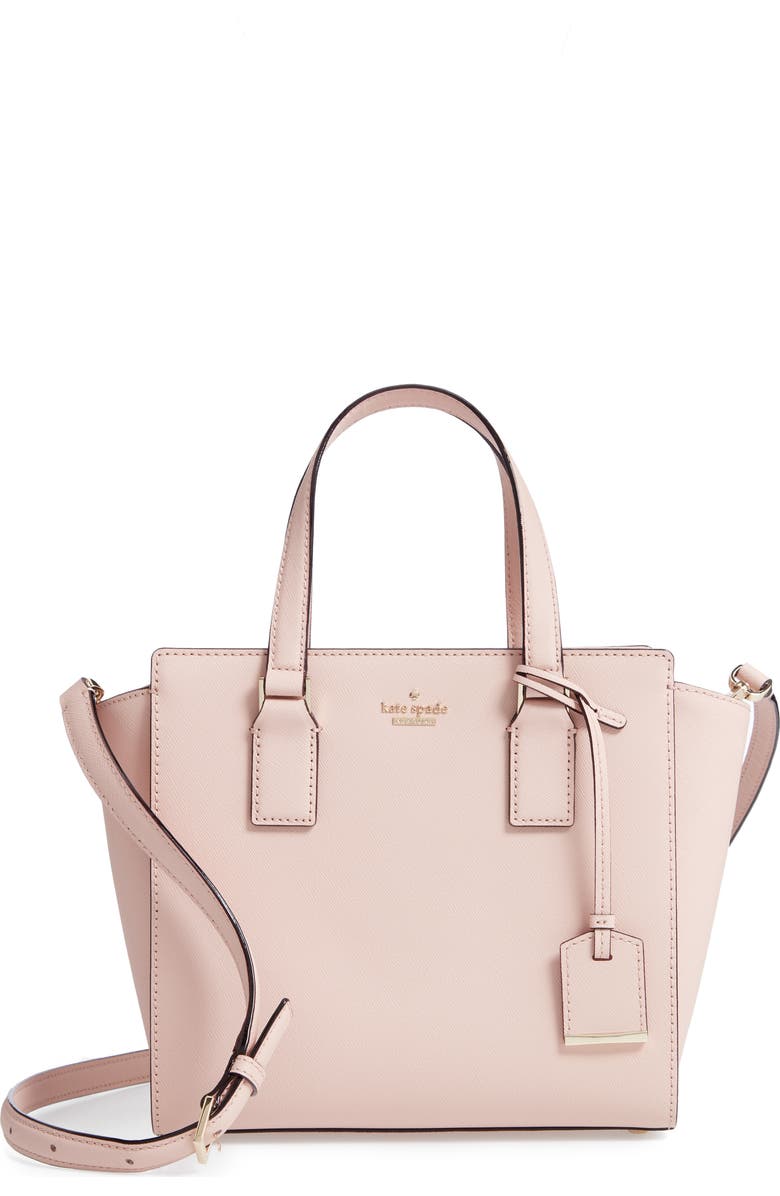 Kate Spade New York cameron street - small hayden leather satchel, Main, color,