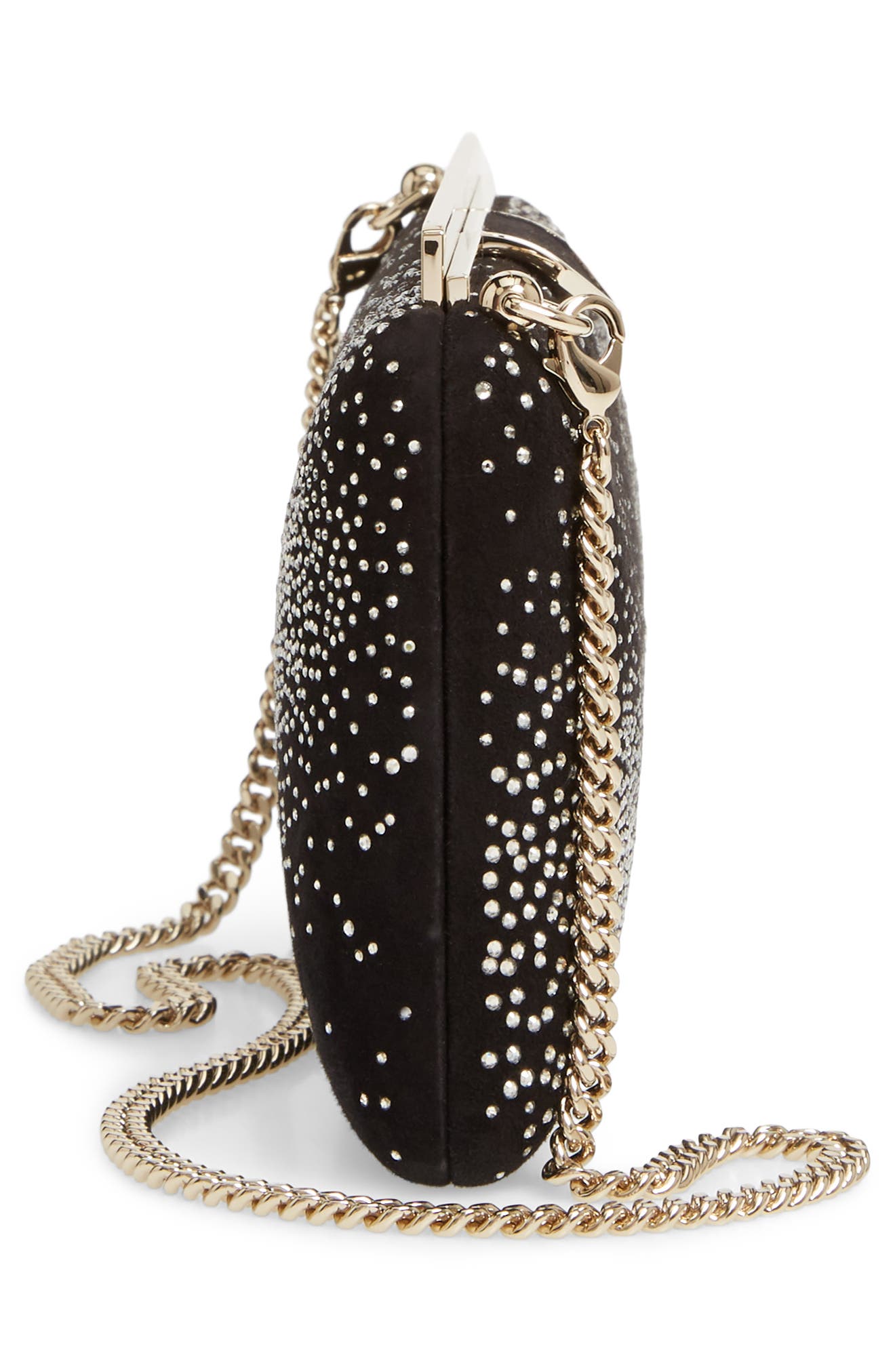 Jimmy Choo Ellipse Constellation Embellished Clutch, Alternate, color, 