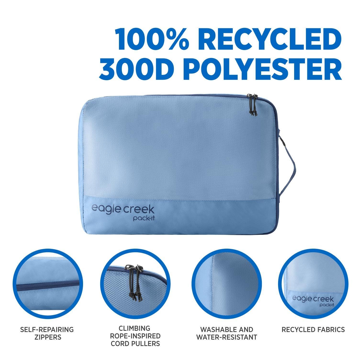 EAGLE CREEK Pack-It Reveal Large Cube, Alternate, color, Blue Dawn