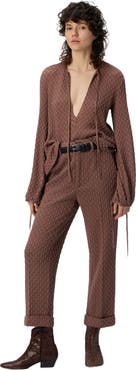 Missoni Crew Neck Blouse In Wool Blend