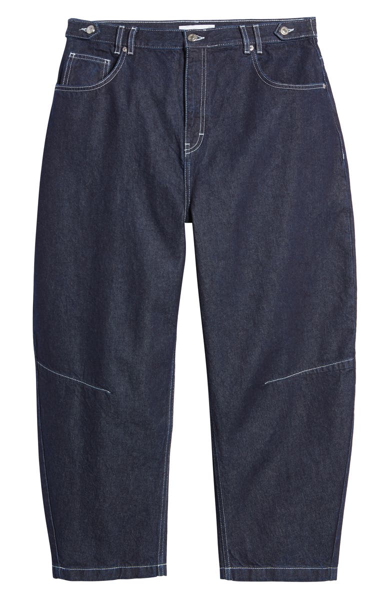 Topshop Women's Barrel Leg Jeans, Alternate, color, 