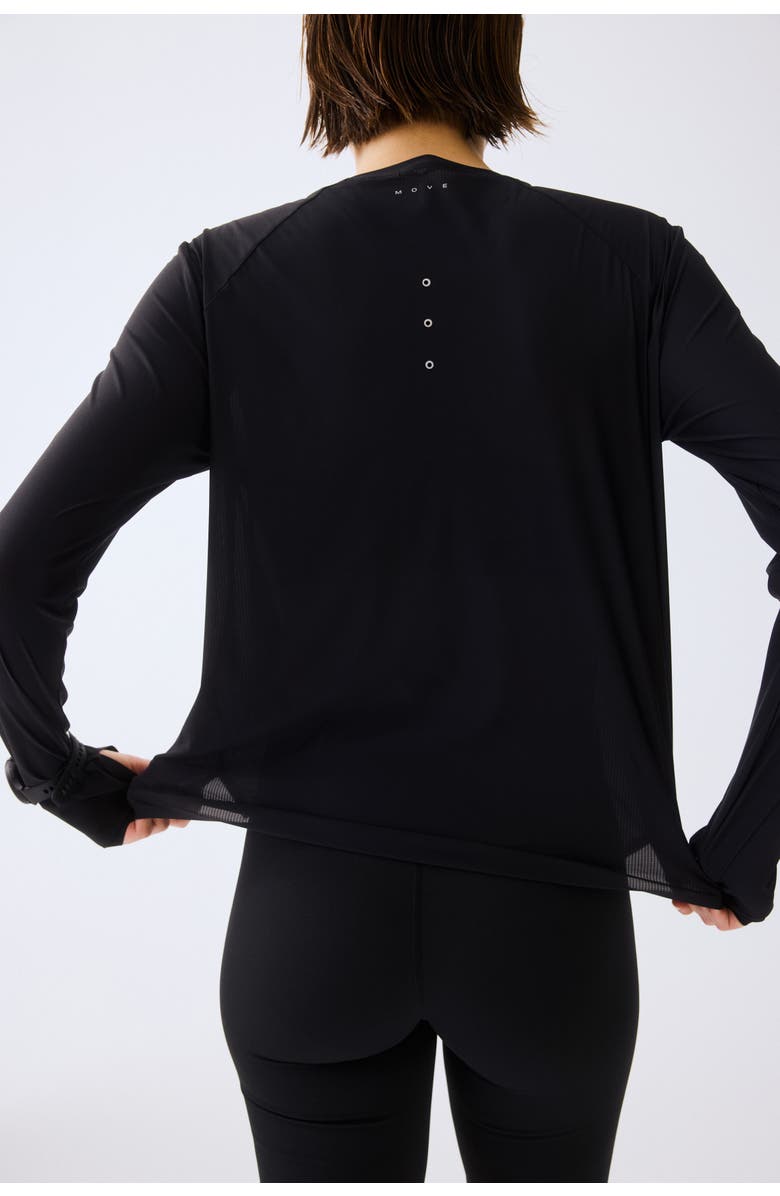 H&M Sports Top With Drymove, Alternate, color, Black