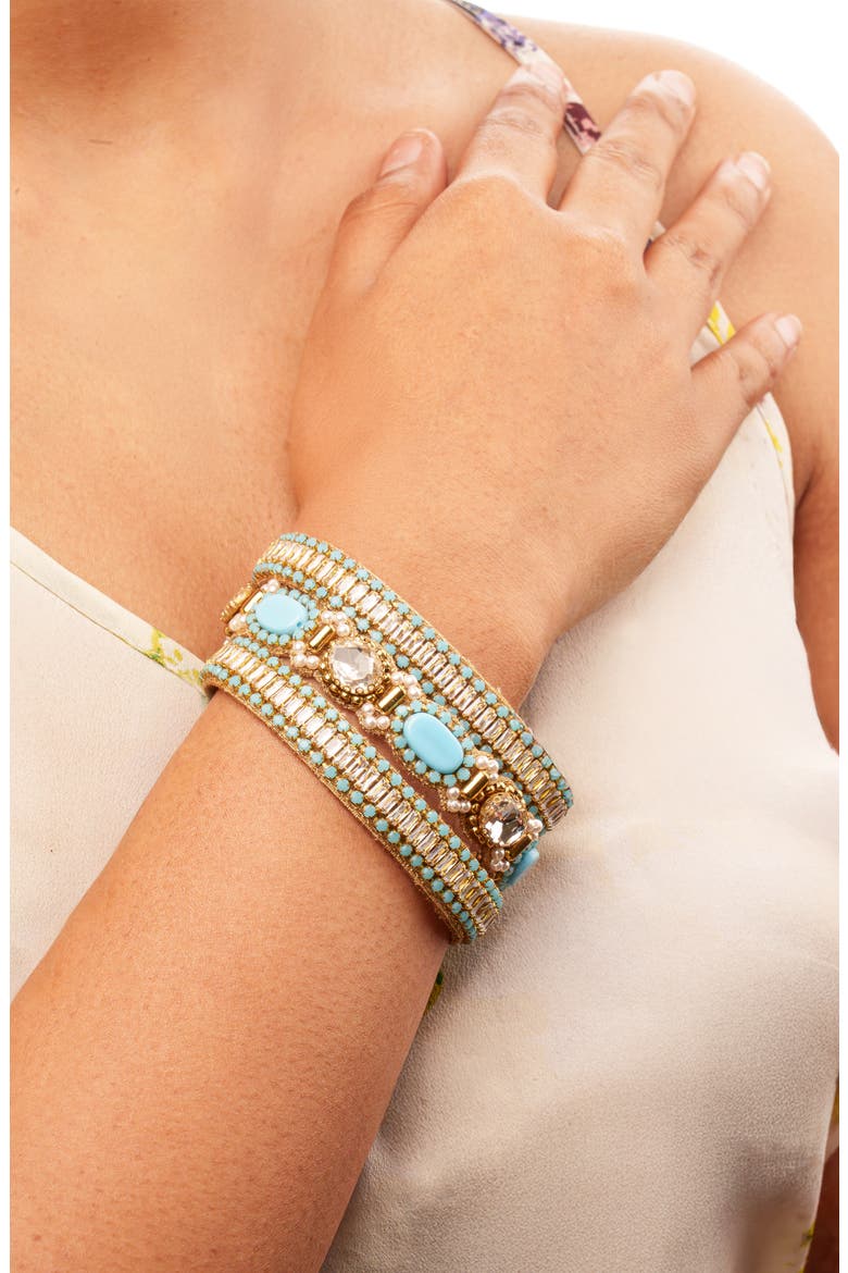 Harva Bracelet, Alternate, color, TURQUOISE
