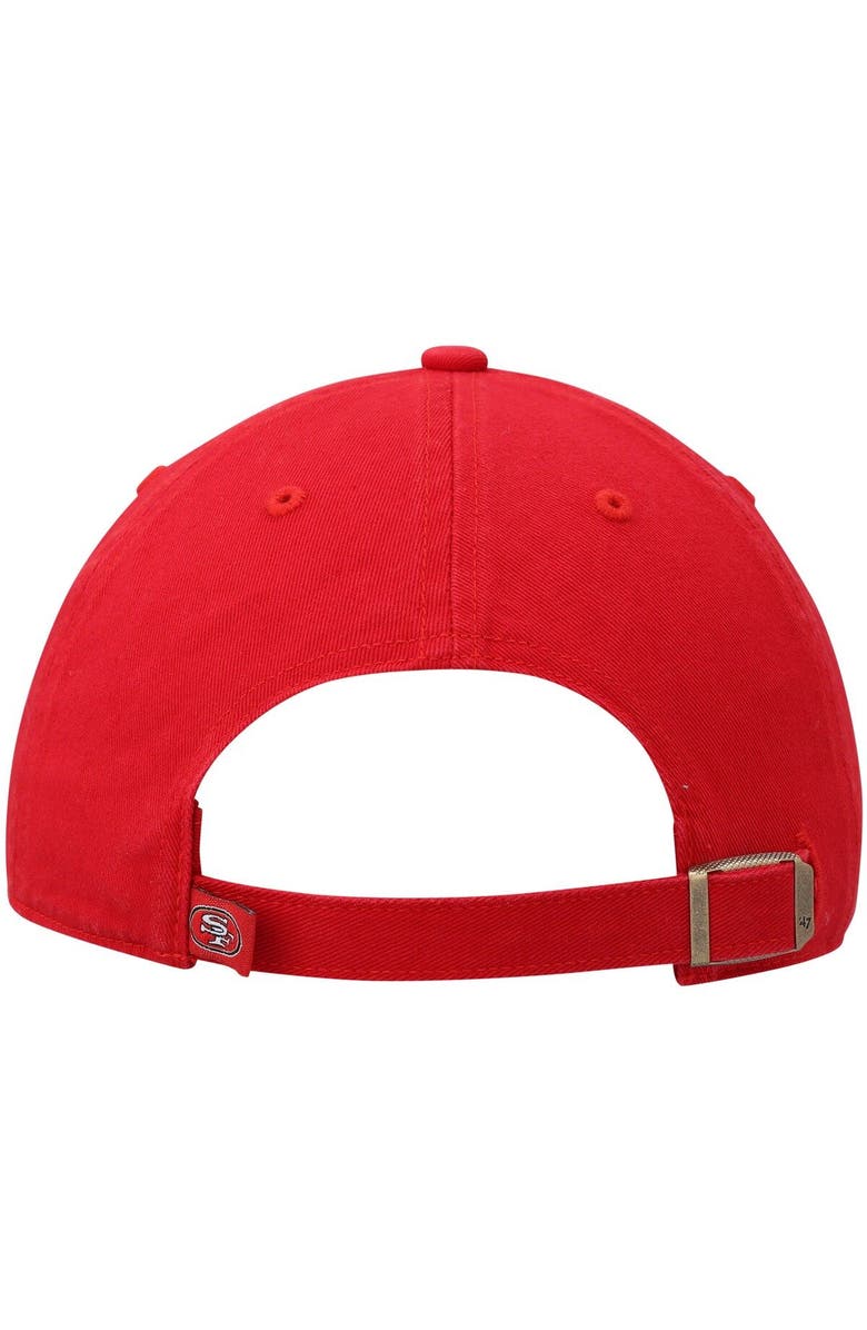 '47 Women's '47 Scarlet San Francisco 49ers Logo Vocal Clean Up Adjustable Hat, Alternate, color, 