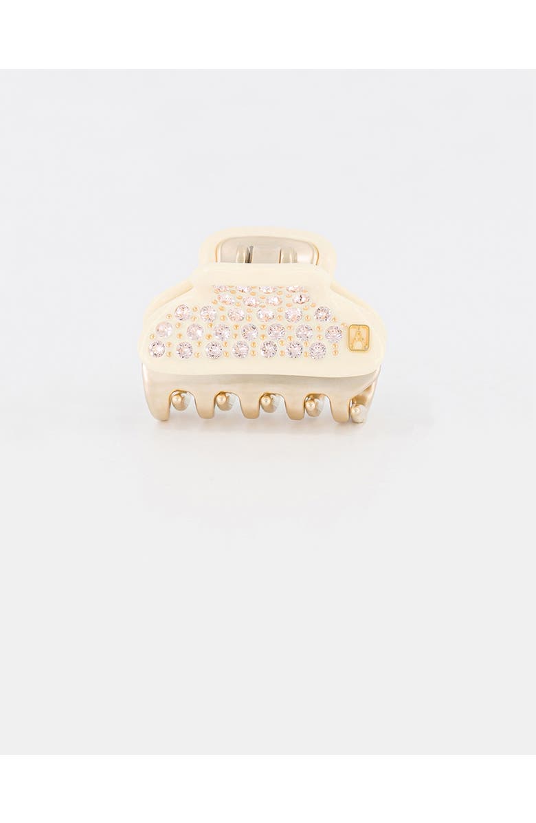 Alexandre de Paris Vendome Small Crystal Hair Claw Clip, Alternate, color, Black