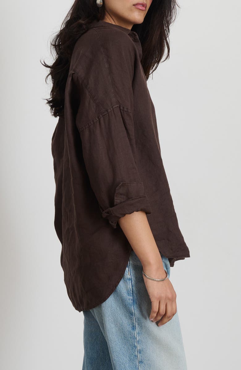 Alex Mill Jo Linen Button-Up Shirt, Alternate, color, 