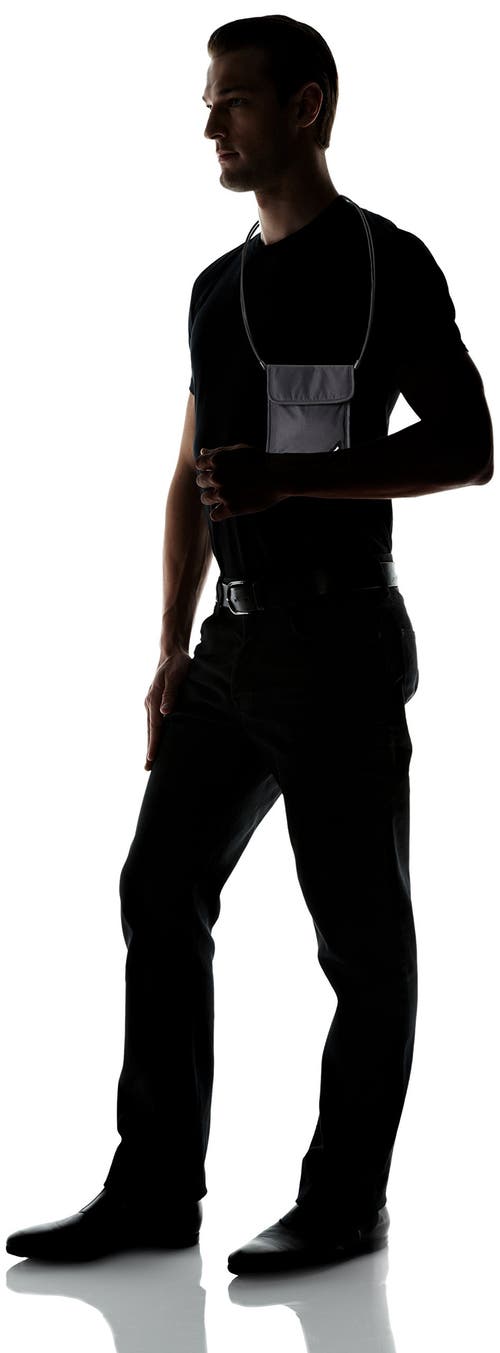 Pacsafe Coversafe X75 Anti-theft Rfid Blocking Neck Pouch In Black