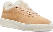 Stuart Weitzman Courtside Genuine Shearling Sneaker