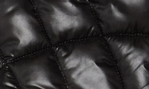 Bcbgeneration Zip Corset Puffer Jacket In Black