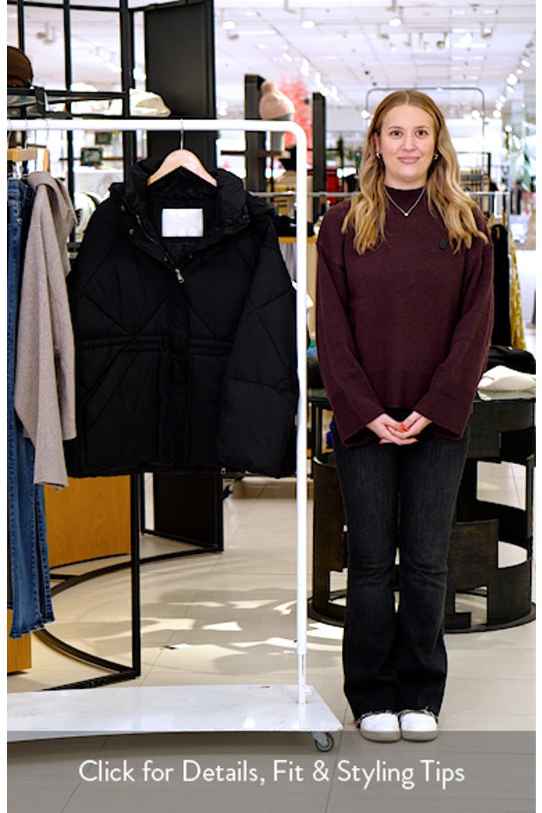 Quilted Water Repellent Hooded Jacket video