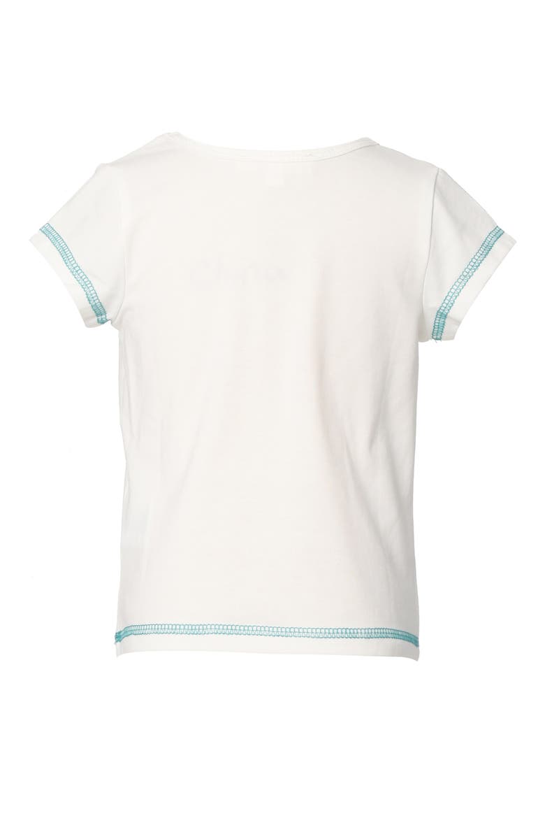 Kids' Embellished Four Leaf Clover Graphic Tee, Alternate, color, WHITE MULTI
