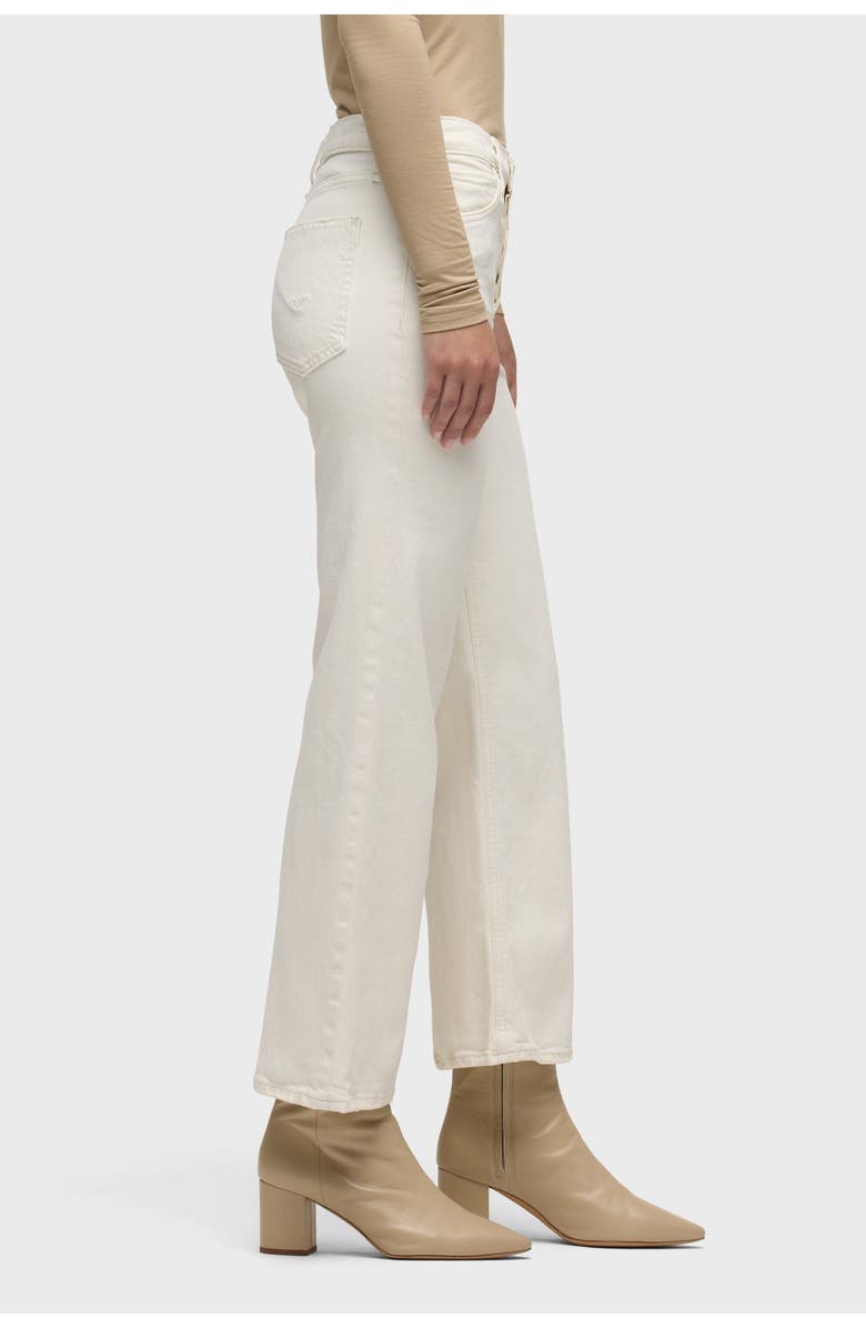 Hudson Jeans Rosie Wide Leg Ankle, Alternate, color, Ecru