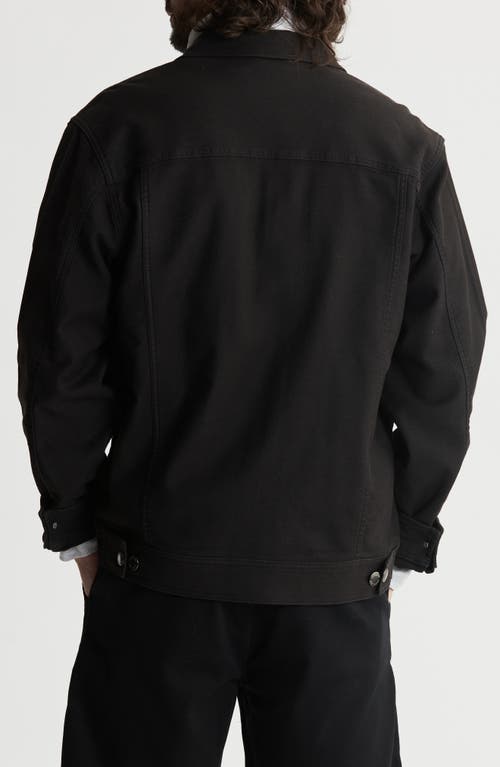 Jachs Vandam Cotton Blend Twill Trucker Jacket