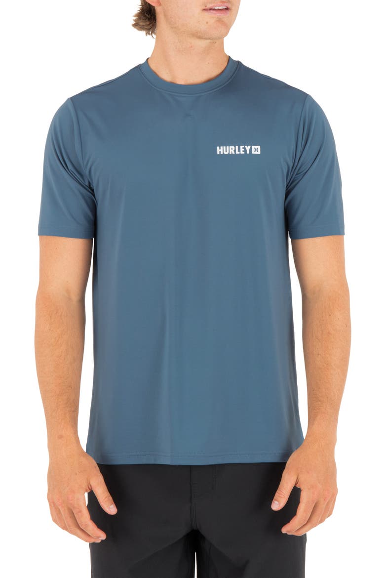 Hybrid Graphic T-Shirt, Main, color, GREY TEAL