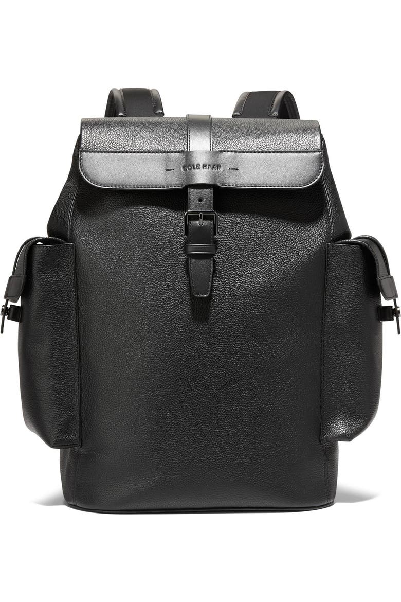 cole haan mens leather backpack COLE HAAN Sloan Backpacks Seamless transitions define this Cole Haan Damon backpack Cole Haan BLACK Cassidy Leather