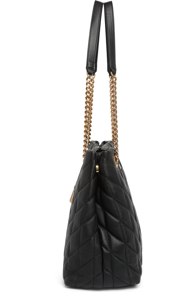 KARL LAGERFELD PARIS Quilted Leather Tote, Alternate, color,