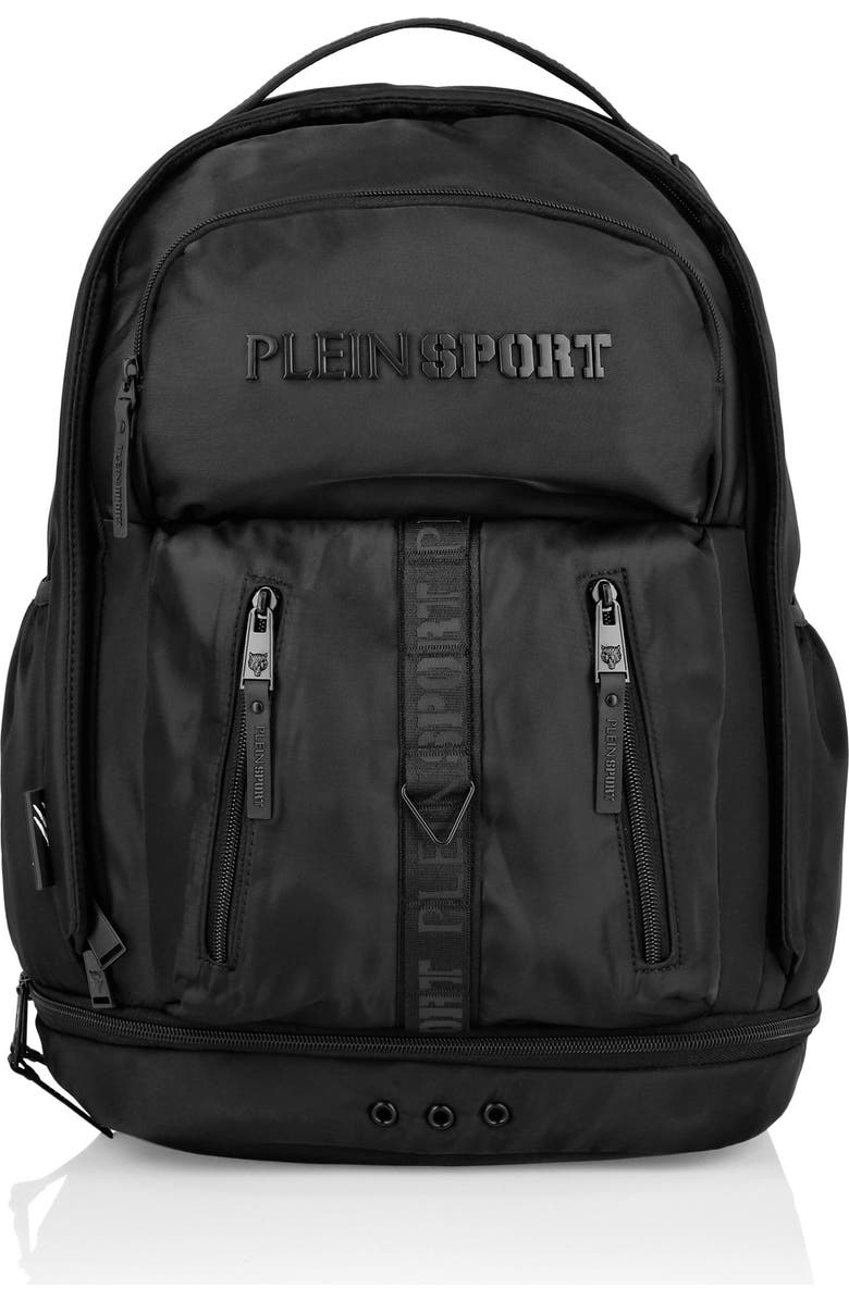 PLEIN SPORT Technical Backpack Ps Unisex, Main, color, Black