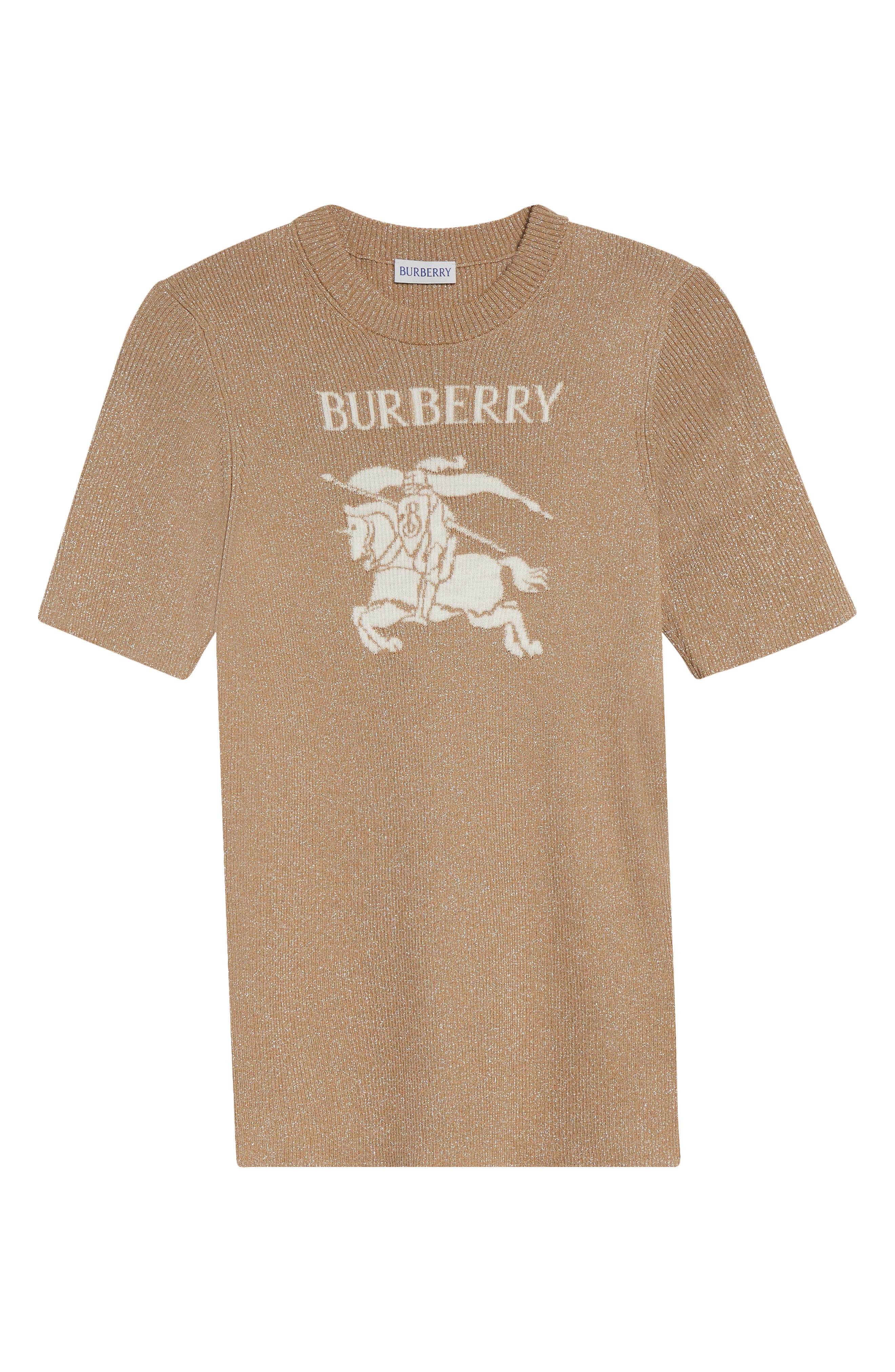 Sheila EKD Logo Wool Blend Rib T-Shirt